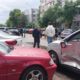 Accident de circulație cu șase mașini implicate pe strada Octav Doicescu
