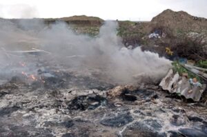 incendiu deseuri