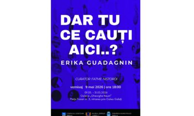 Sâmbătă, 9 mai: vernisajul Expoziției de artă vizuală „Dar tu ce cauți aici...?”