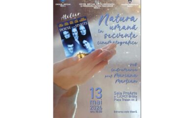Brăilenii, invitați la o nouă ediție a atelierului „Natura umană în secvențe cinematografice”