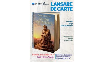 „Studii metafizice”. Lansare de carte la Biblioteca Județeană