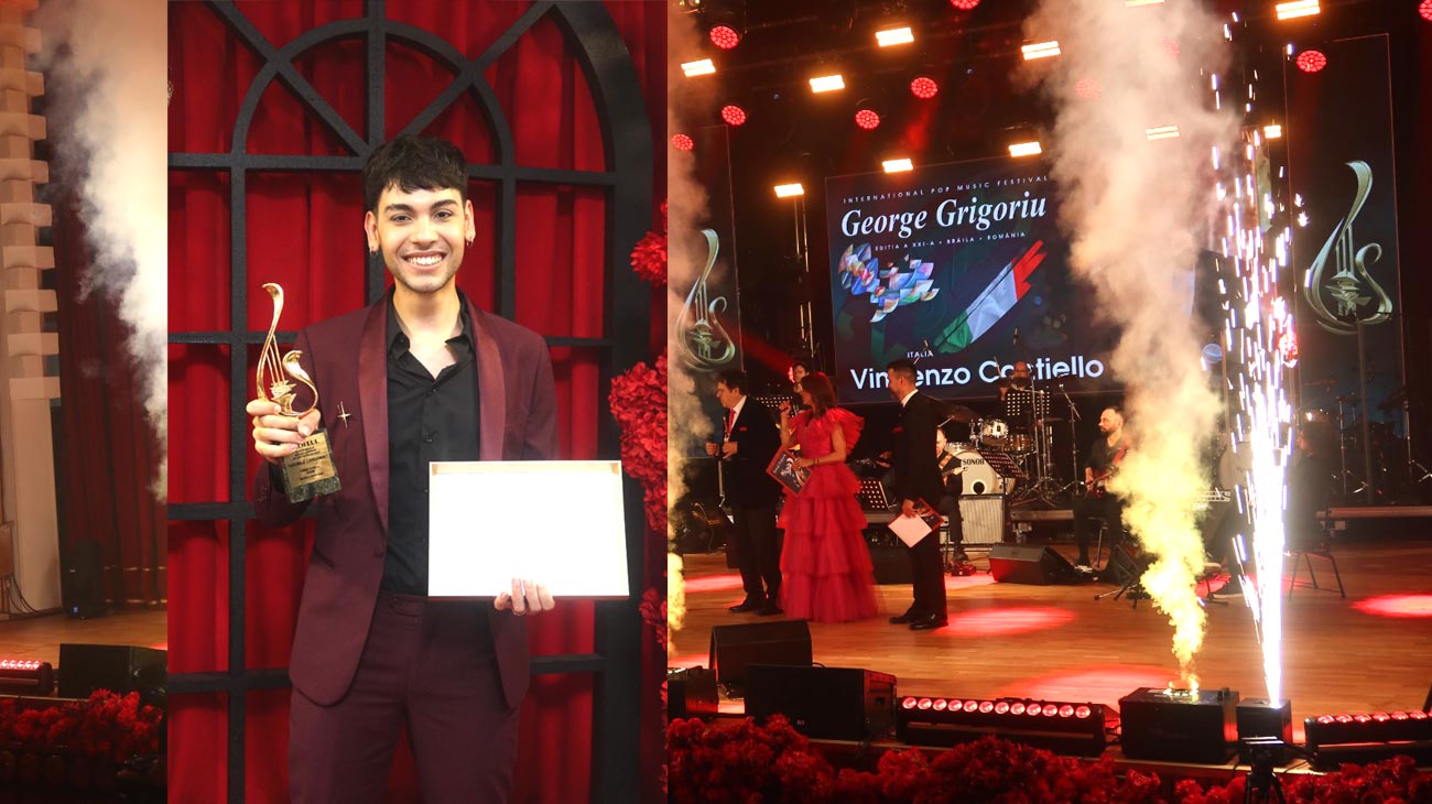 Marele Trofeu al Festivalului „George Grigoriu”, câștigat de italianul Vincenzo Cantiello