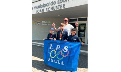 Alexandru Bucșă este cvadruplu campion național școlar la înot