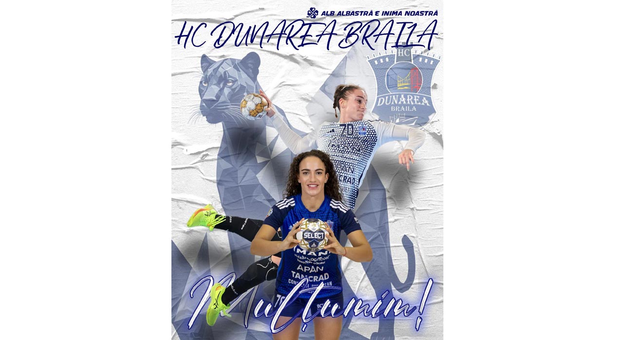 Andreea Popa se desparte de HC Dunărea Brăila