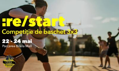 Sport și distracție la Brăila Mall: turneu de baschet 3x3 cu echipe din patru orașe