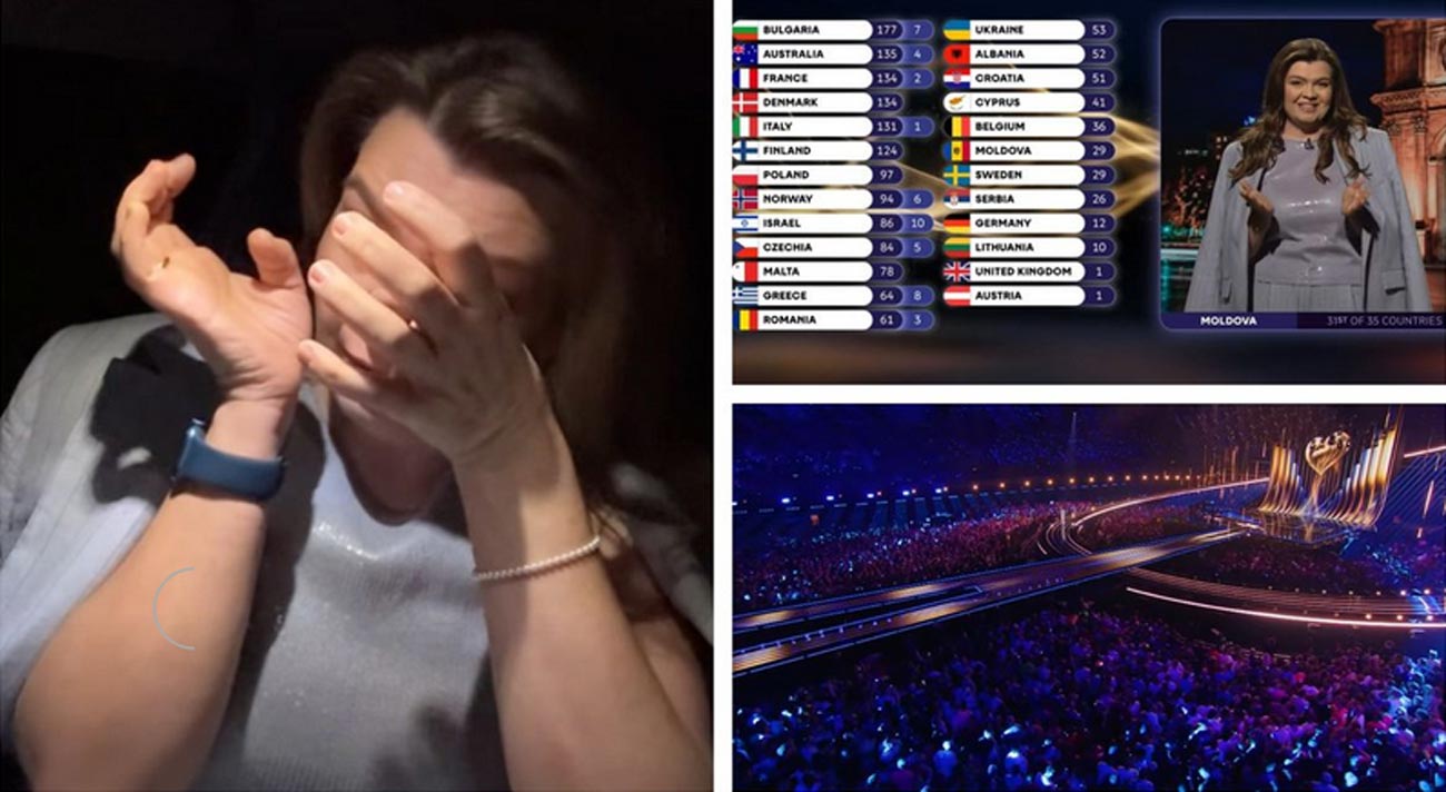 «Scuzați-mă, dar eu refuz să prezint asta» - Reacția prezentatoarei din Republica Moldova înainte de anunțarea punctajului oferit României la Eurovision