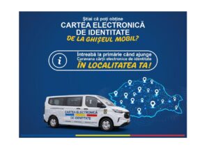 Ghișeul mobil pentru cartea electronică de identitate la Primăria Chiscani