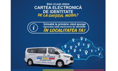 Ghișeu mobil destinat preluării cererilor pentru emiterea cărții electronice de identitate. Astăzi, la Colegiul Tehnic C.D. Nenițescu Brăila