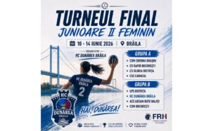 Brăila devine capitala handbalului juvenil. HC Dunărea organizează Turneul Final al Campionatului Național de handbal rezervat junioarelor II