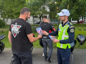Polițiști și motocicliști! Lecții de educație rutieră pe Faleza Dunării din Brăila