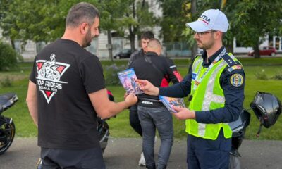 Polițiști și motocicliști! Lecții de educație rutieră pe Faleza Dunării din Brăila