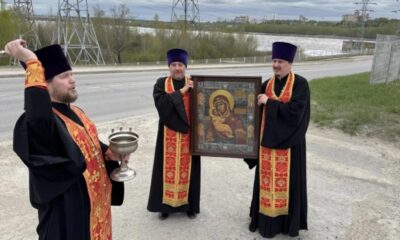Procesiune cu icoane în Rusia pentru a alunga dronele ucrainene