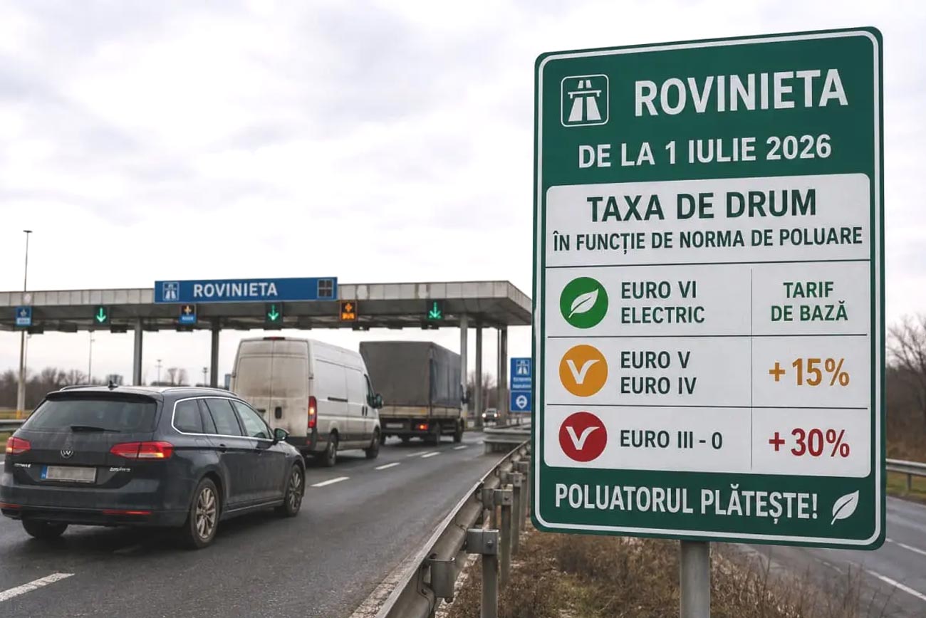 Se scumpește rovinieta! Noile tarife propuse începând cu 1 iulie
