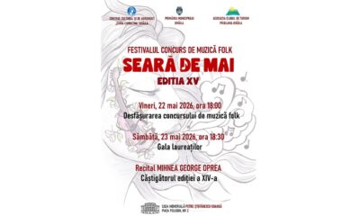 Start înscrieri pentru Festivalul-Concurs de Muzică Folk „Seară de Mai”