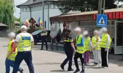 Activități de educație rutieră și patrulă școlară desfășurate de polițiști la Salcia Tudor