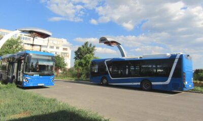 Staţii moderne de încărcare pentru autobuzele electrice