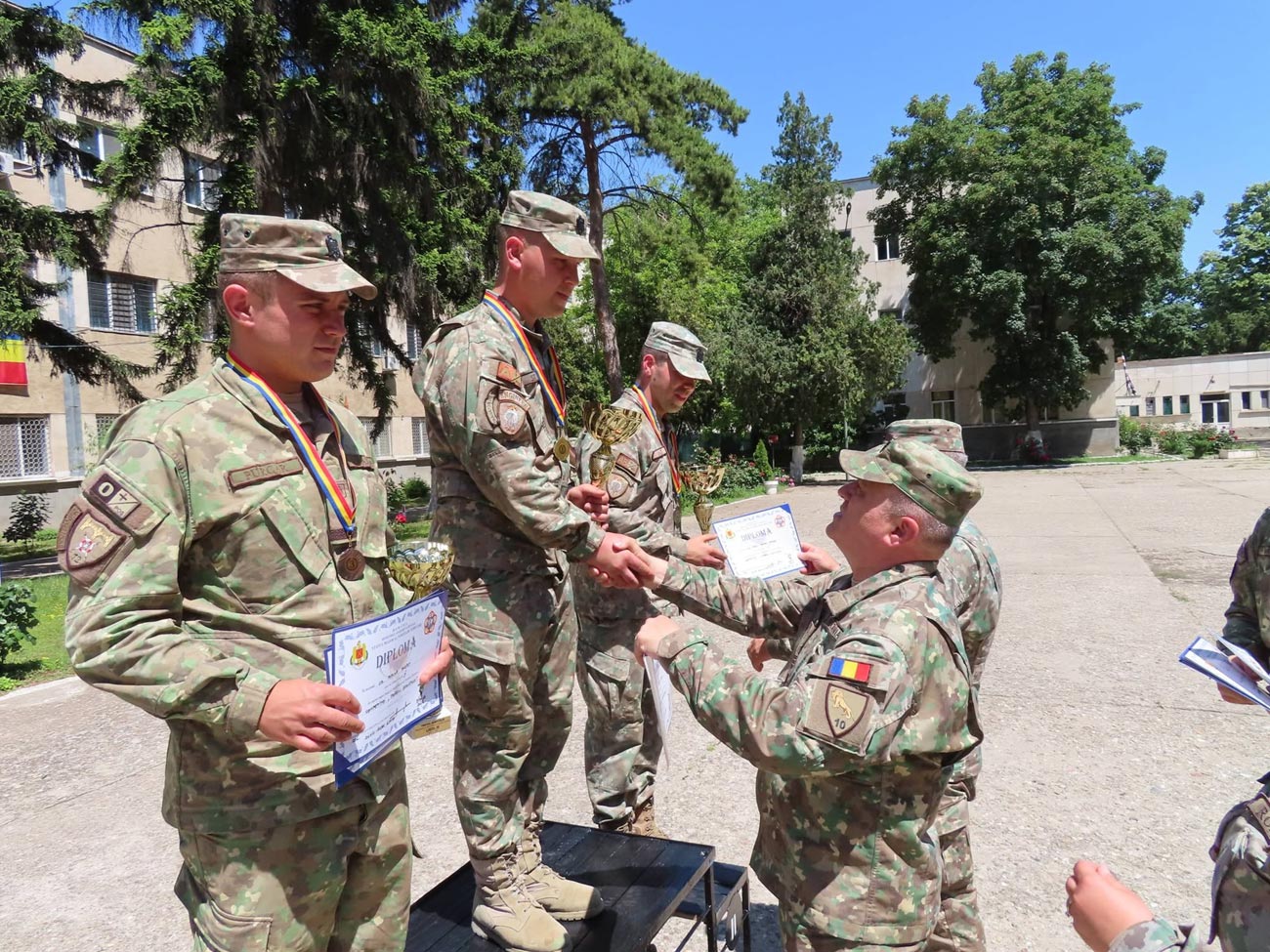 Cei mai buni geniști, premiați la sediul Batalionului 72 Geniu „General C-tin Savu”