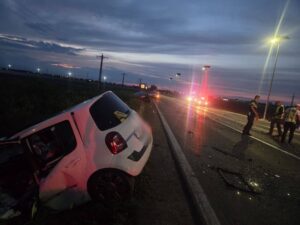 Accident mortal pe Centura Brăilei. Un șofer a decedat, iar o femeie și un copil de 3 ani au ajuns la spital