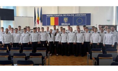 32 de noi agenți de poliție s-au alăturat IPJ Brăila. Vor întări structurile de ordine publică și rutieră