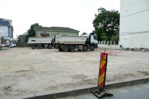 Au început lucrările de amenajare a Parcării Poliției