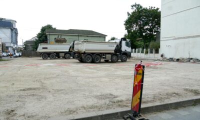 Au început lucrările de amenajare a Parcării Poliției