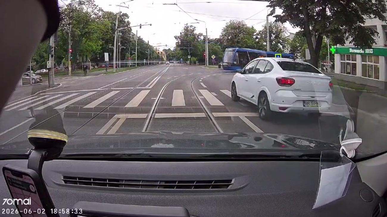 Șofer reclamat de brăileni pentru comportament periculos în trafic