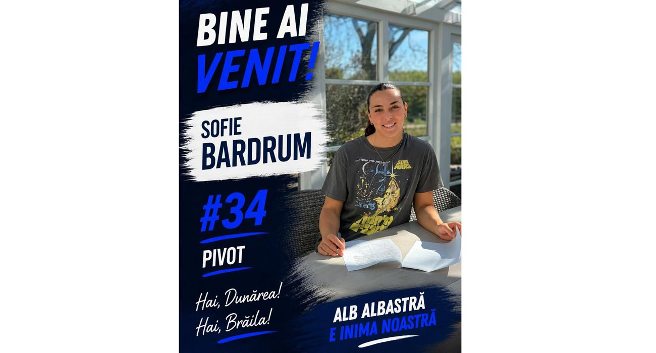 Daneza Sofie Bårdrum face parte din proiectul echipei HC Dunărea