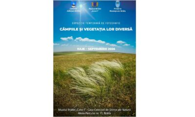 „Câmpiile și vegetația lor diversă”, expoziție de fotografie la Casa Colecției de Științe ale Naturii