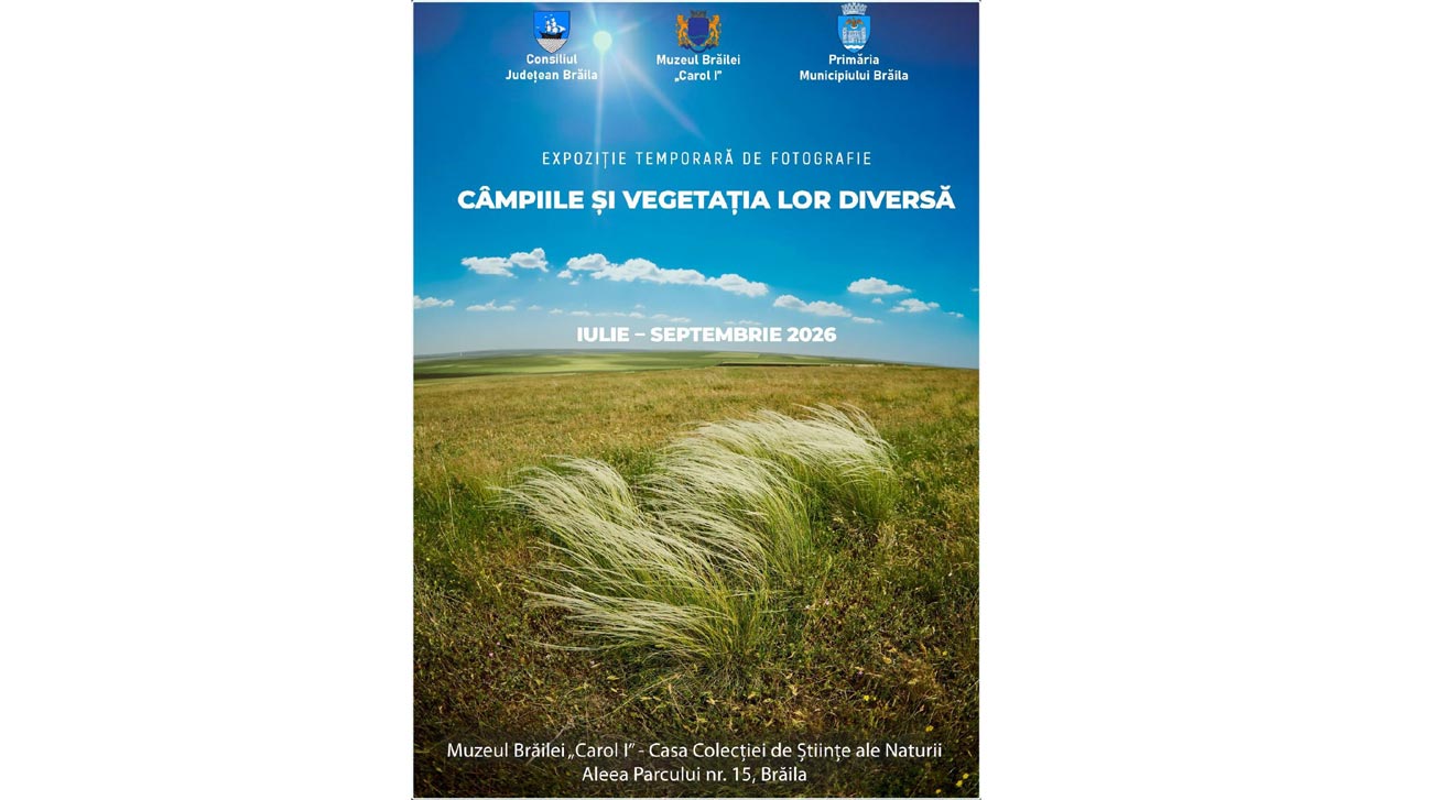 „Câmpiile și vegetația lor diversă”, expoziție de fotografie la Casa Colecției de Științe ale Naturii