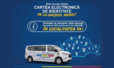 Caravana pentru eliberarea Cărții Electronice de Identitate ajunge la Unirea