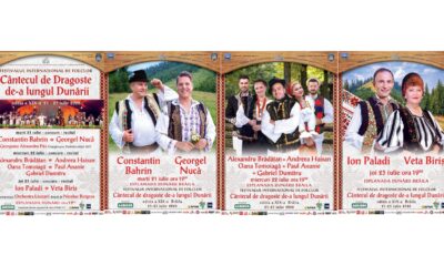 4.000 de euro - Trofeul Festivalului Internațional de Folclor „Cântecul de dragoste de-a lungul Dunării”
