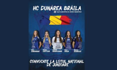 Cinci junioare de la HC Dunărea Brăila au fost convocate la lotul național al României