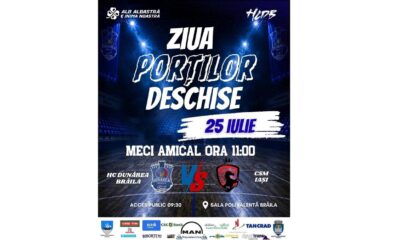 “Ziua Porților Deschise” la HC Dunărea Brăila