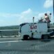 Șanț de drenaj pentru protejarea podului peste Dunăre. Restricții de circulație până pe 10 august