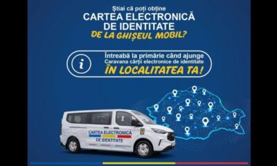 Caravana pentru eliberarea Cărții Electronice de Identitate ajunge la Gemenele
