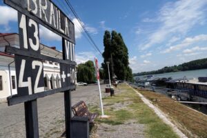 Dunărea a scăzut foarte mult