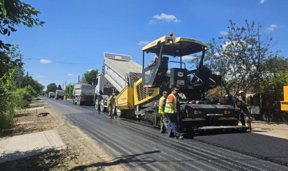 Lucrări de întreținere a drumurilor județene din Brăila