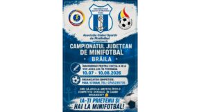 Campionatul de Minifotbal Brăila: încep înscrierile pentru ediția a IX-a, ediția 2026-2027