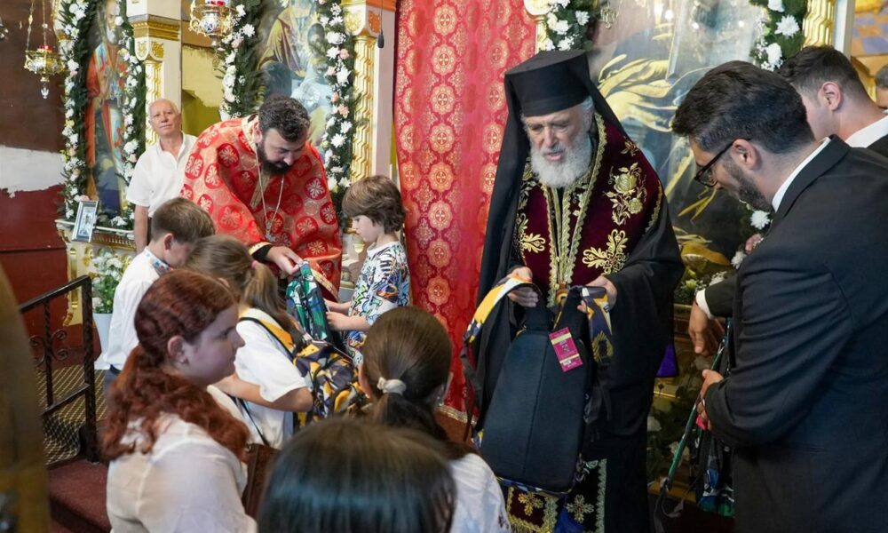 Daruri pentru elevi la biserica brăileană ocrotită de Sfântul Ioan Botezătorul