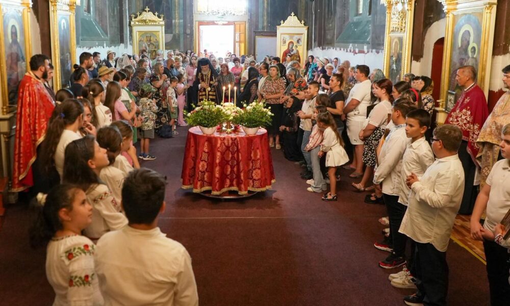 Daruri pentru elevi la biserica brăileană ocrotită de Sfântul Ioan Botezătorul