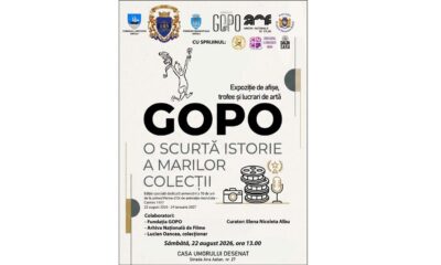 „GOPO. O scurtă istorie a marilor colecții”: expoziție-eveniment dedicată geniului cinematografiei și animației românești