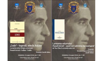 Lansări de carte la Casa Memorială „Panait Istrati”