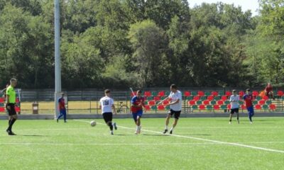 Amical spectaculos, cu șapte goluri, la Baza Sportivă Chiscani