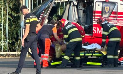 Bătaie ca-n Vestul Sălbatic, în comuna Tudor Vladimirescu. Un bărbat a fost preluat de elicopterul SMURD
