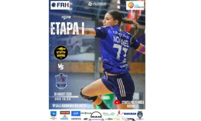 Start Liga Florilor 2026-2027. HC Dunărea Brăila joacă în deplasare la nou-promovata Știința Politehnica București