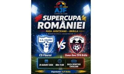 Supercupa României, faza județeană, o premieră în fotbalul județean Brăila