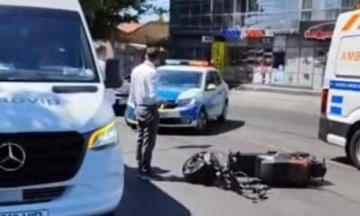 Mopedist băgat în comă de un șofer care a fugit de la fața locului