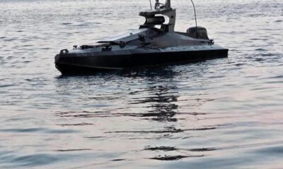 Dronă maritimă încărcată cu explozibil, lovită de un F-16 românesc în Marea Neagră. A fost găsită în apropierea platformei Neptun Deep