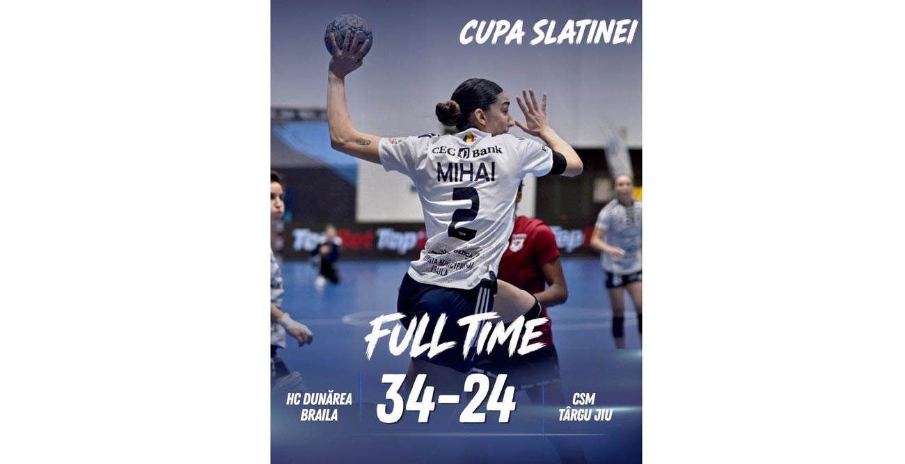 O victorie și un eșec pentru HC Dunărea la Cupa Slatinei