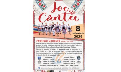 S-a dat startul înscrierilor la Festivalul „Joc și Cântec”